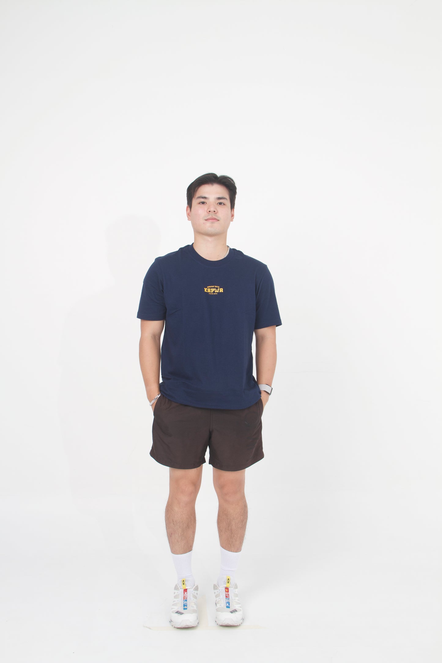 Golf Lessons Tee in Navy